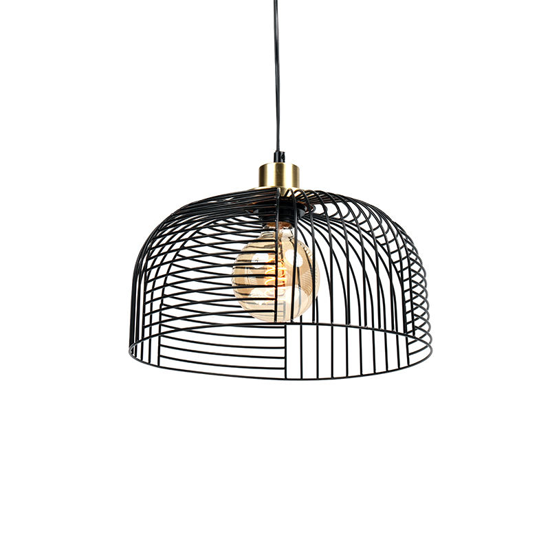 Birdcage Light Leaking Iron Chandelier