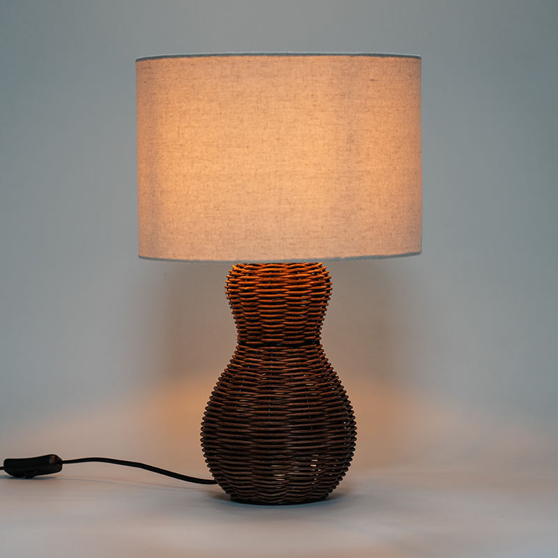 Handmade Rattan Art Table Lamp