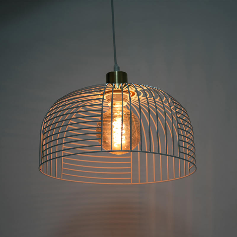 Birdcage Light Leaking Iron Chandelier