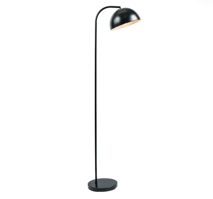 Is this black metal floor lamp safe and reliable during use?