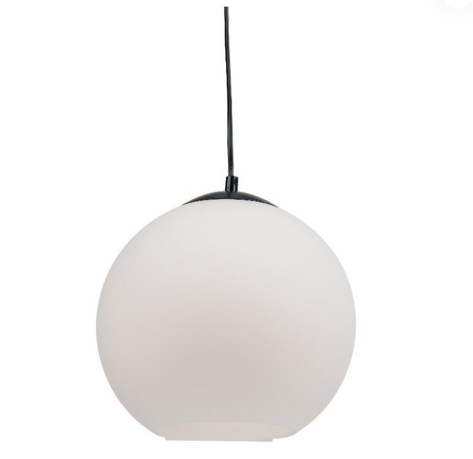 What are the advantages of the light cream glass of the Spherical Dining Room Pendant Light over ordinary glass?