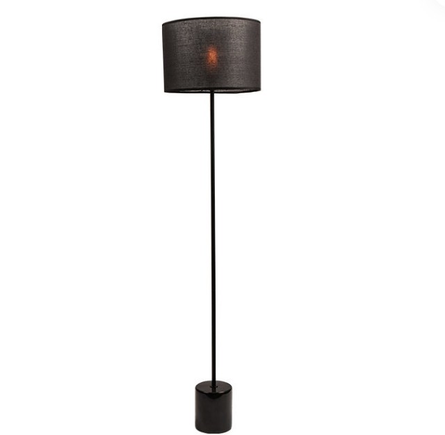 How to hide the cords of a floor lamp?